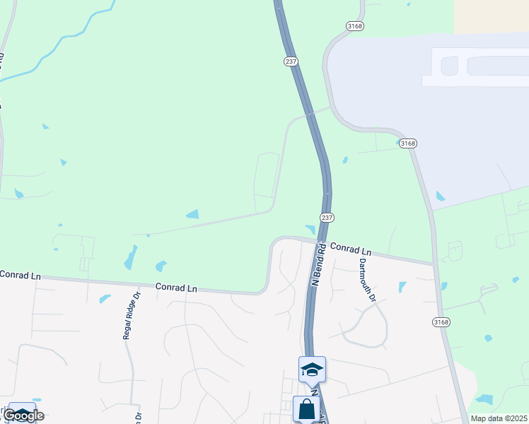 map of restaurants, bars, coffee shops, grocery stores, and more near Gateway Boulevard in Hebron