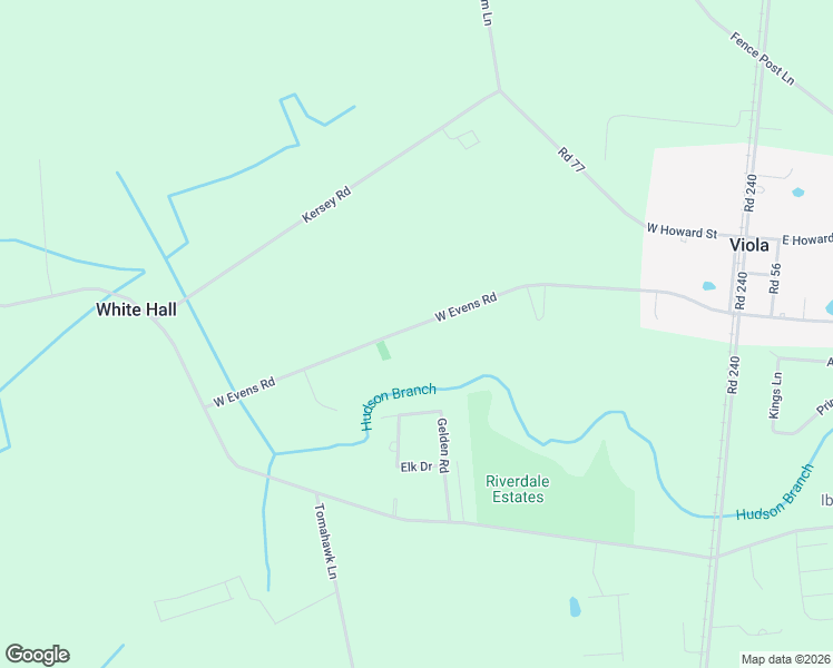 map of restaurants, bars, coffee shops, grocery stores, and more near 768 West Evens Road in Viola