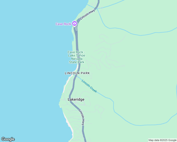 map of restaurants, bars, coffee shops, grocery stores, and more near 1302 Cave Rock Drive in Glenbrook