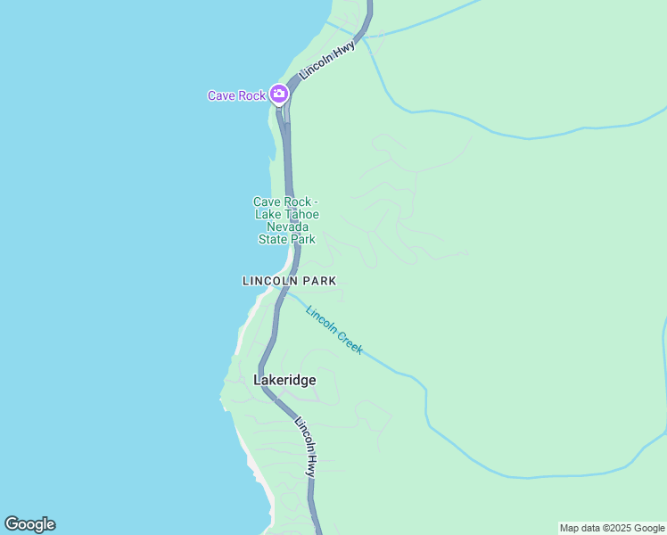 map of restaurants, bars, coffee shops, grocery stores, and more near 1302 Cave Rock Drive in Glenbrook