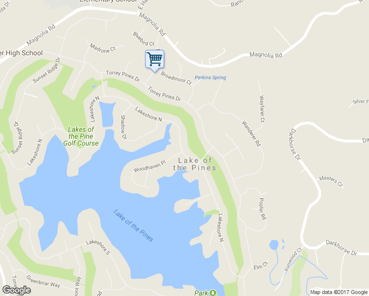 map of restaurants, bars, coffee shops, grocery stores, and more near 12386 Lakeshore North in Auburn