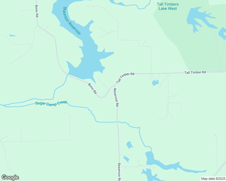 map of restaurants, bars, coffee shops, grocery stores, and more near 2869 Reservoir Road in Staunton