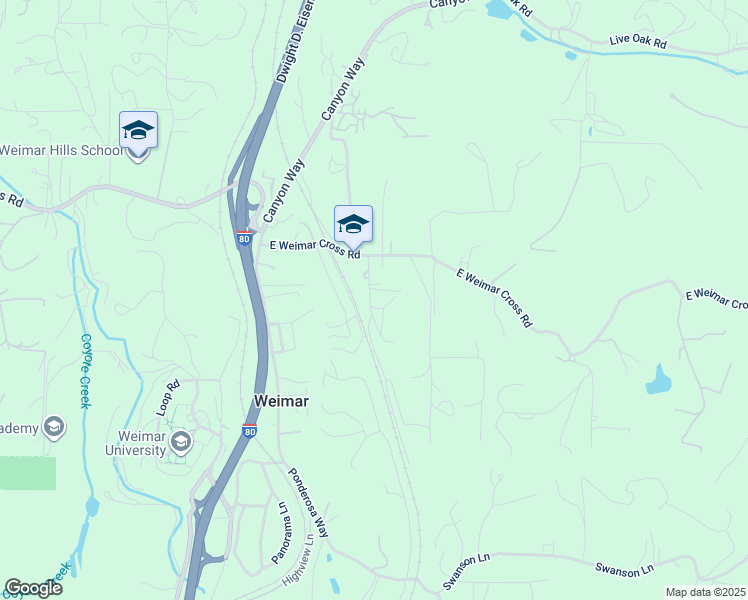map of restaurants, bars, coffee shops, grocery stores, and more near 20920 Sunset Way in Colfax