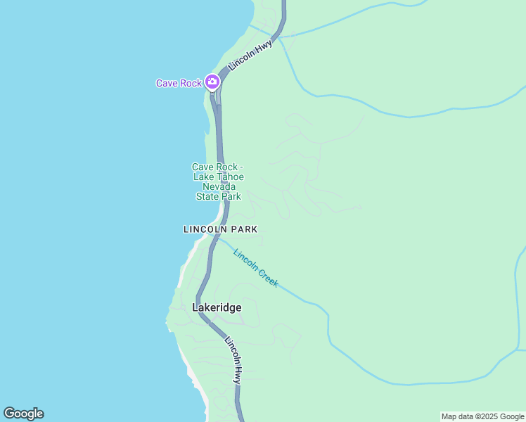 map of restaurants, bars, coffee shops, grocery stores, and more near 1302 Cave Rock Drive in Glenbrook