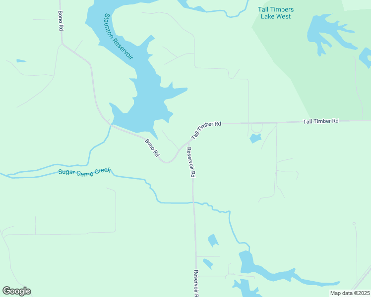map of restaurants, bars, coffee shops, grocery stores, and more near 2869 Reservoir Road in Staunton