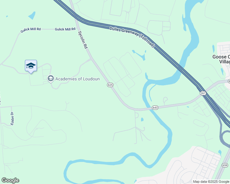 map of restaurants, bars, coffee shops, grocery stores, and more near 20649 Sycolin Road in Leesburg