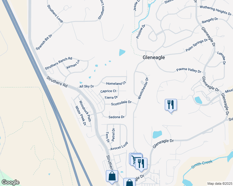 map of restaurants, bars, coffee shops, grocery stores, and more near 14480 Tierra Drive in Colorado Springs