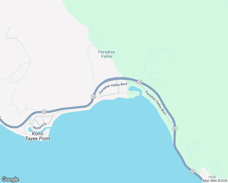 map of restaurants, bars, coffee shops, grocery stores, and more near 8451 Paradise Valley Boulevard in Lucerne