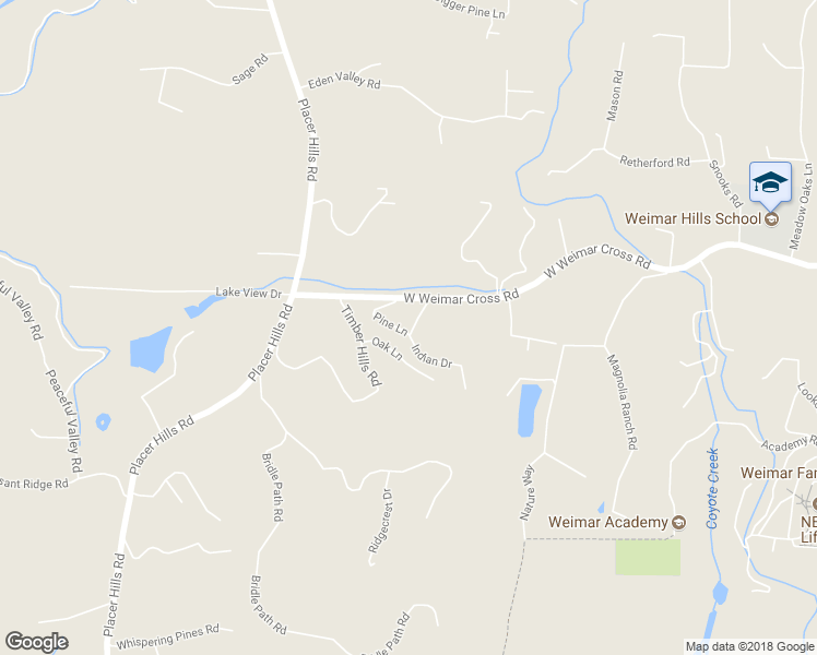 map of restaurants, bars, coffee shops, grocery stores, and more near 20925 Indian Drive in Colfax