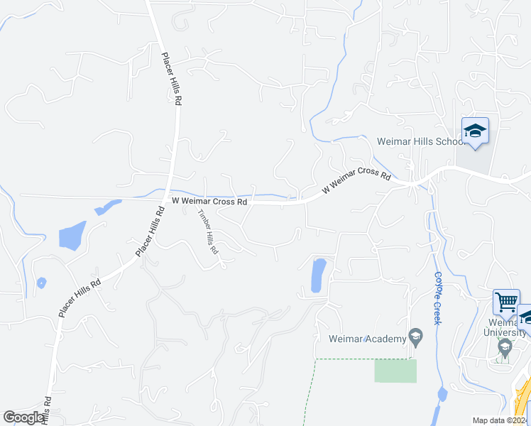 map of restaurants, bars, coffee shops, grocery stores, and more near 751 West Weimar Cross Road in Colfax