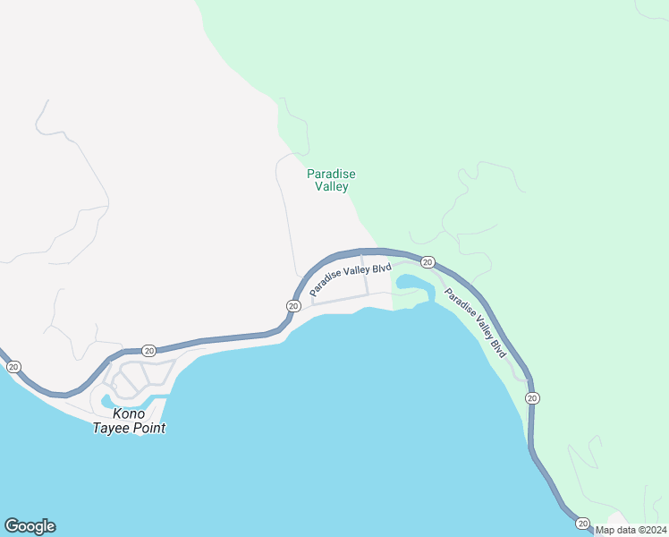map of restaurants, bars, coffee shops, grocery stores, and more near 8396 Paradise Valley Boulevard in Lucerne