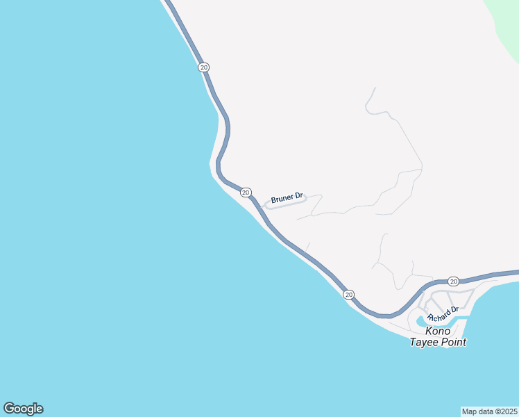 map of restaurants, bars, coffee shops, grocery stores, and more near 11705 East Highway 20 in Lucerne