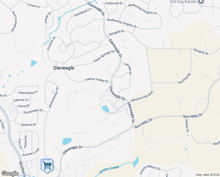 map of restaurants, bars, coffee shops, grocery stores, and more near 14664 Gleneagle Drive in Colorado Springs