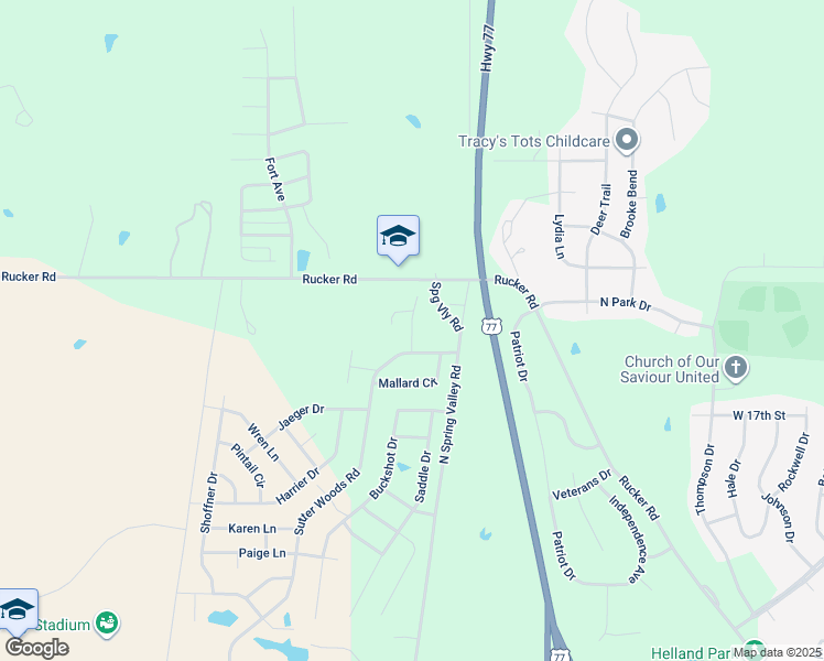 map of restaurants, bars, coffee shops, grocery stores, and more near 2115 Killdeer Road in Junction City