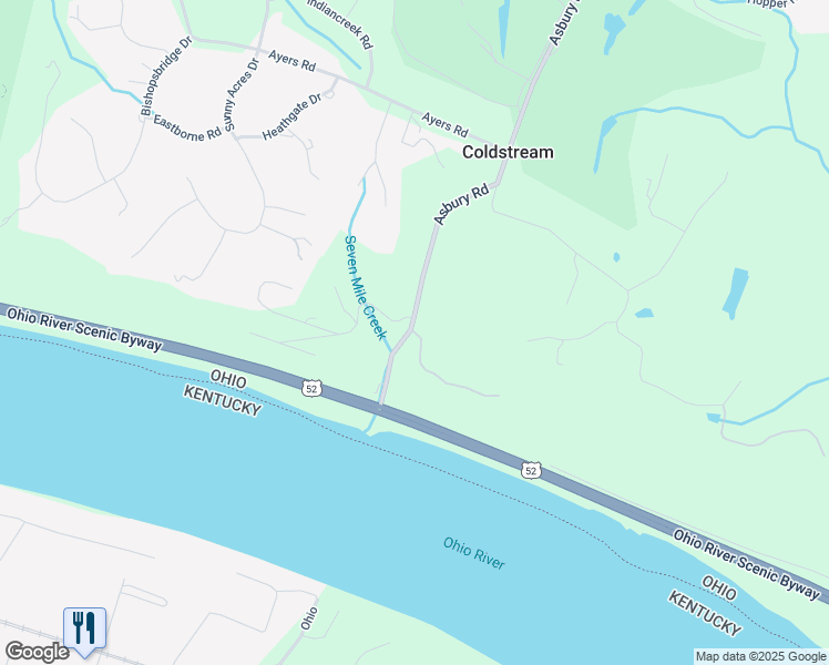 map of restaurants, bars, coffee shops, grocery stores, and more near 149 Cardinal Terrace in Cincinnati