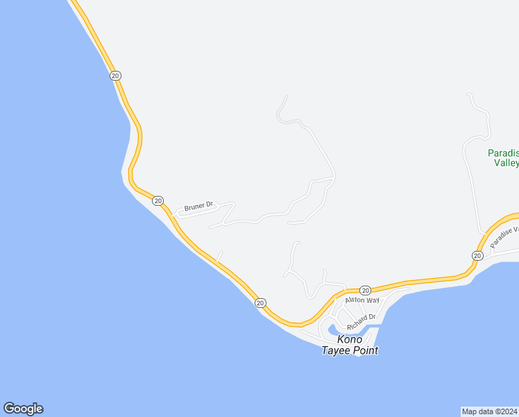 map of restaurants, bars, coffee shops, grocery stores, and more near 7524 Bruner Drive in Glenhaven