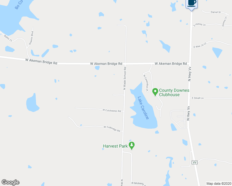 map of restaurants, bars, coffee shops, grocery stores, and more near 825 West Chalet Drive in Columbia