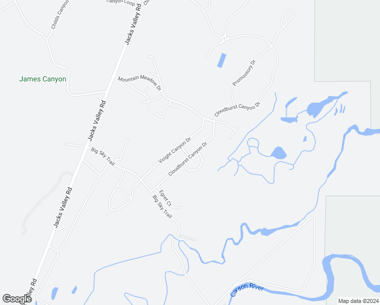map of restaurants, bars, coffee shops, grocery stores, and more near 2856 Cloudburst Canyon Drive in Carson City
