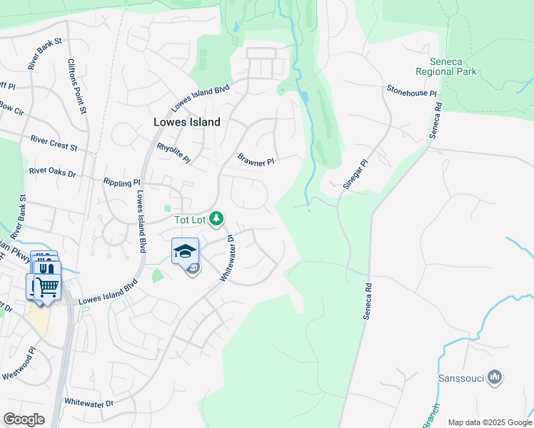 map of restaurants, bars, coffee shops, grocery stores, and more near 47804 Allegheny Circle in Sterling