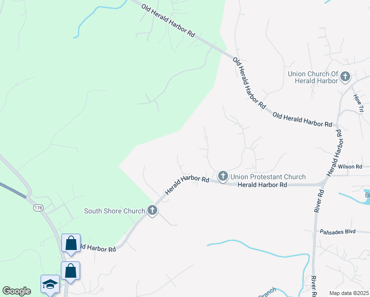 map of restaurants, bars, coffee shops, grocery stores, and more near 1172 Great Oak Court in Crownsville