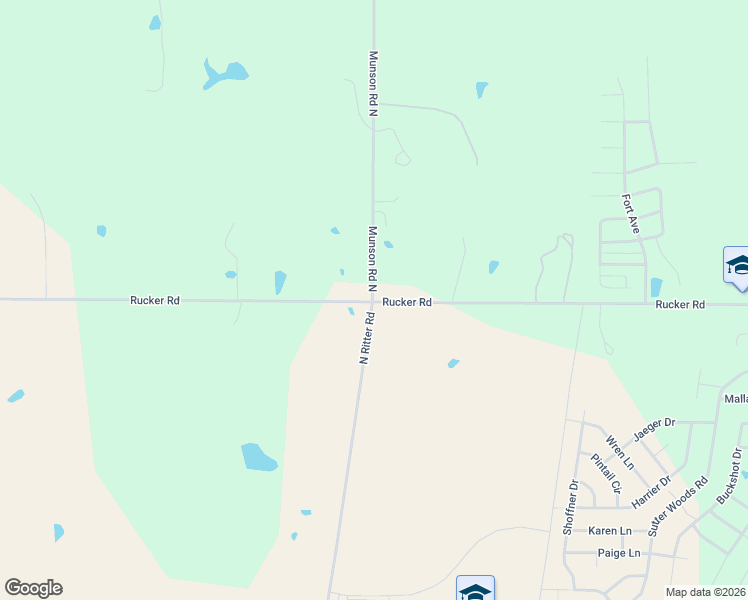 map of restaurants, bars, coffee shops, grocery stores, and more near 3200 Rucker Road in Junction City