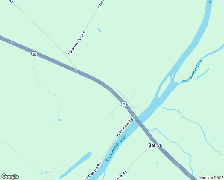 map of restaurants, bars, coffee shops, grocery stores, and more near 2354 John Mosby Highway in Boyce