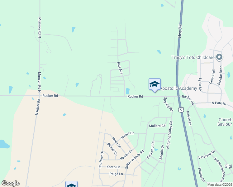 map of restaurants, bars, coffee shops, grocery stores, and more near 2214 Cinder Court in Junction City
