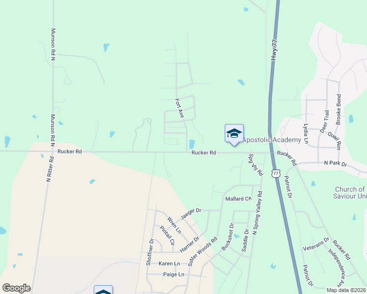 map of restaurants, bars, coffee shops, grocery stores, and more near 2210 Cinder Lane in Junction City