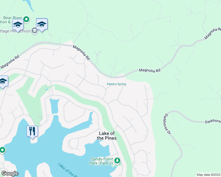 map of restaurants, bars, coffee shops, grocery stores, and more near 11945 Walnut Court in Auburn