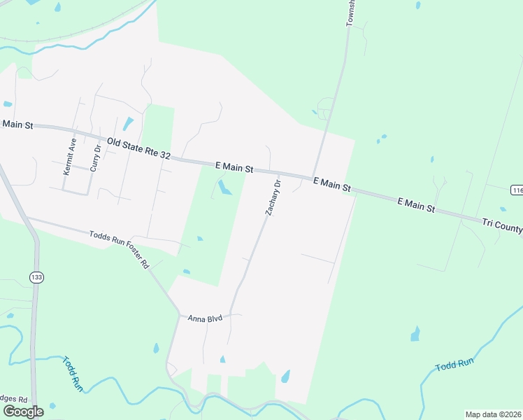 map of restaurants, bars, coffee shops, grocery stores, and more near 115 Zachary Dr in Williamsburg