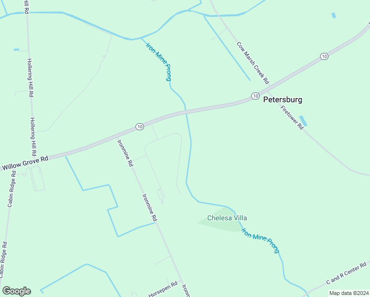 map of restaurants, bars, coffee shops, grocery stores, and more near 291 Refuge Run in Felton