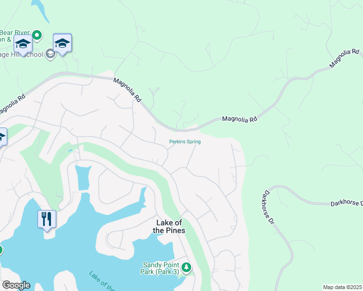 map of restaurants, bars, coffee shops, grocery stores, and more near 11945 Walnut Court in Auburn