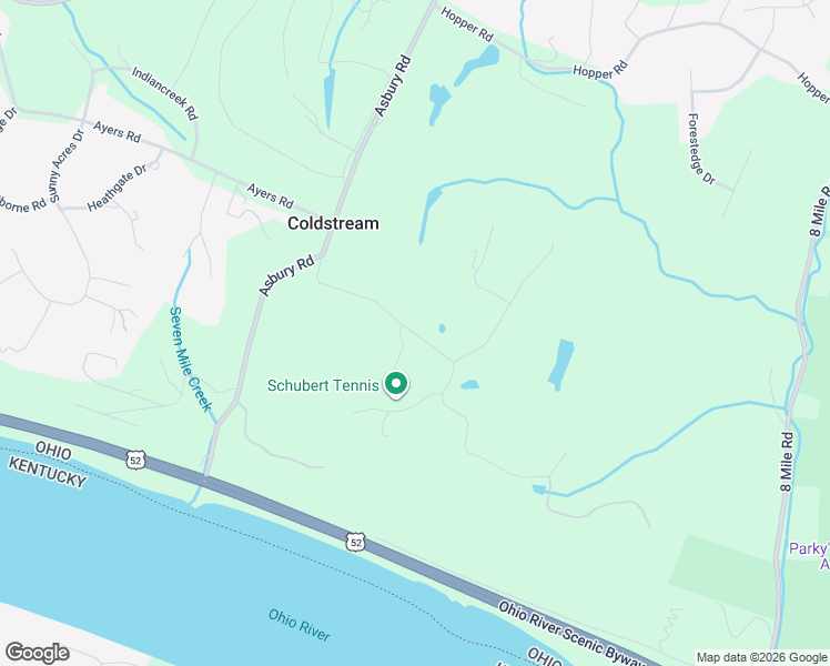 map of restaurants, bars, coffee shops, grocery stores, and more near 7812 Ayers Road in Cincinnati