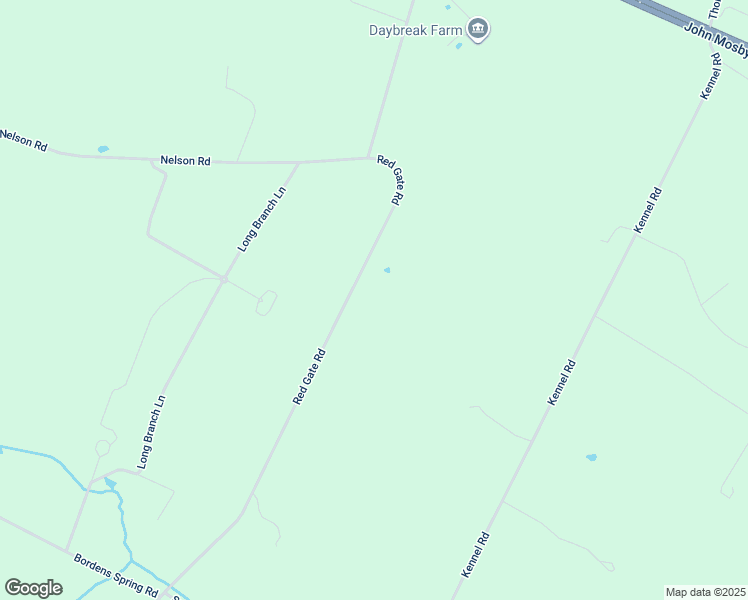 map of restaurants, bars, coffee shops, grocery stores, and more near 965 Red Gate Road in Boyce