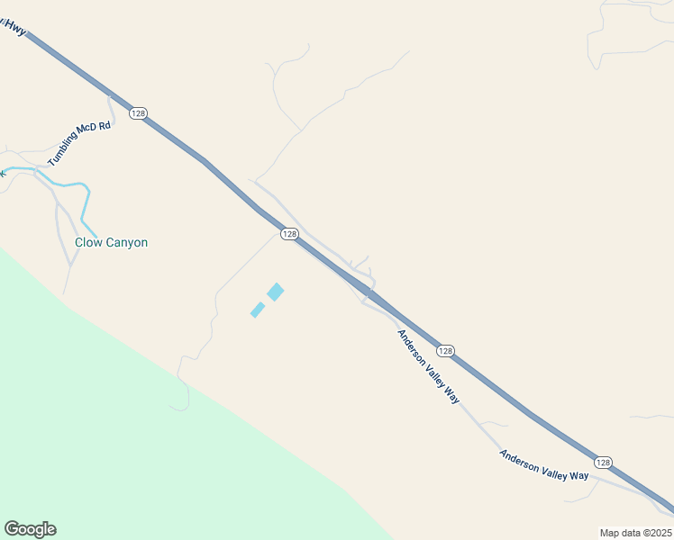 map of restaurants, bars, coffee shops, grocery stores, and more near 10544 Anderson Valley Highway in Boonville