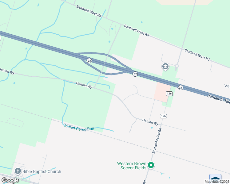 map of restaurants, bars, coffee shops, grocery stores, and more near in Mount Orab