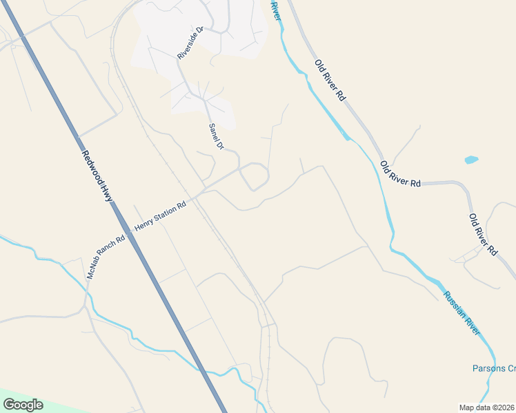 map of restaurants, bars, coffee shops, grocery stores, and more near 313 Sanel Drive in Ukiah