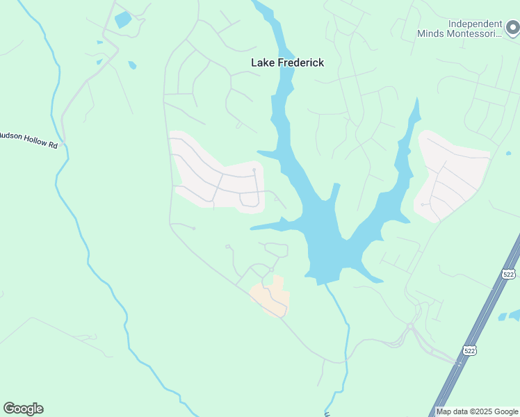 map of restaurants, bars, coffee shops, grocery stores, and more near 116 Kingfisher Court in Lake Frederick