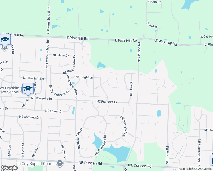 map of restaurants, bars, coffee shops, grocery stores, and more near 1325 NE Quail Walk Dr in Blue Springs