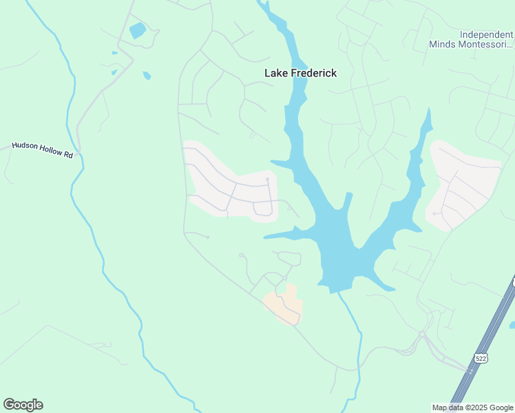 map of restaurants, bars, coffee shops, grocery stores, and more near 216 Grebe Drive in Lake Frederick