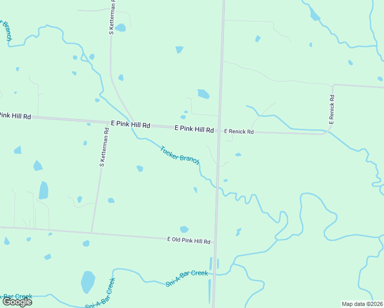 map of restaurants, bars, coffee shops, grocery stores, and more near 3516 South Outer Belt Road in Oak Grove