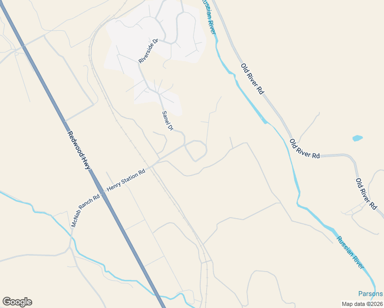 map of restaurants, bars, coffee shops, grocery stores, and more near 313 Sanel Drive in Ukiah