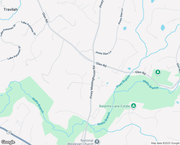 map of restaurants, bars, coffee shops, grocery stores, and more near 11409 Highland Farm Court in Potomac