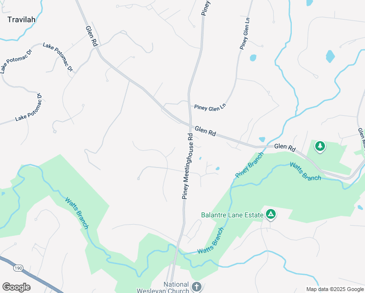 map of restaurants, bars, coffee shops, grocery stores, and more near 11409 Highland Farm Court in Potomac