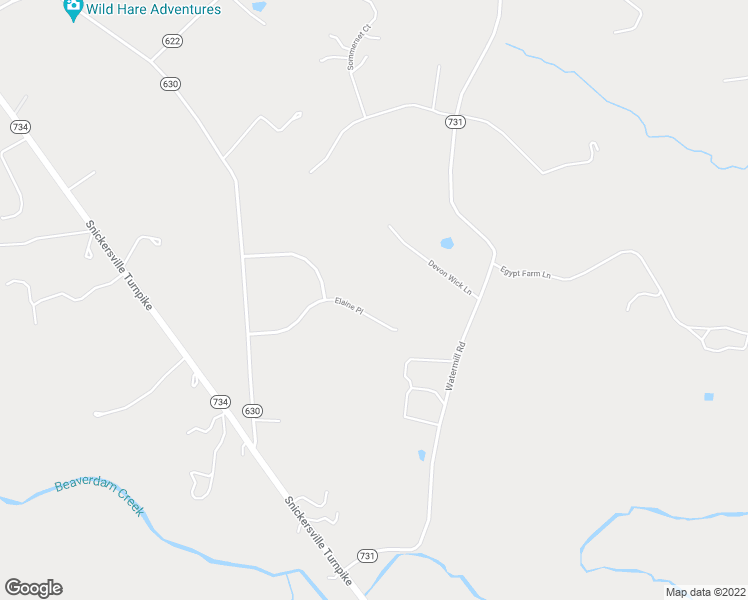 map of restaurants, bars, coffee shops, grocery stores, and more near 37070 Elaine Place in Purcellville