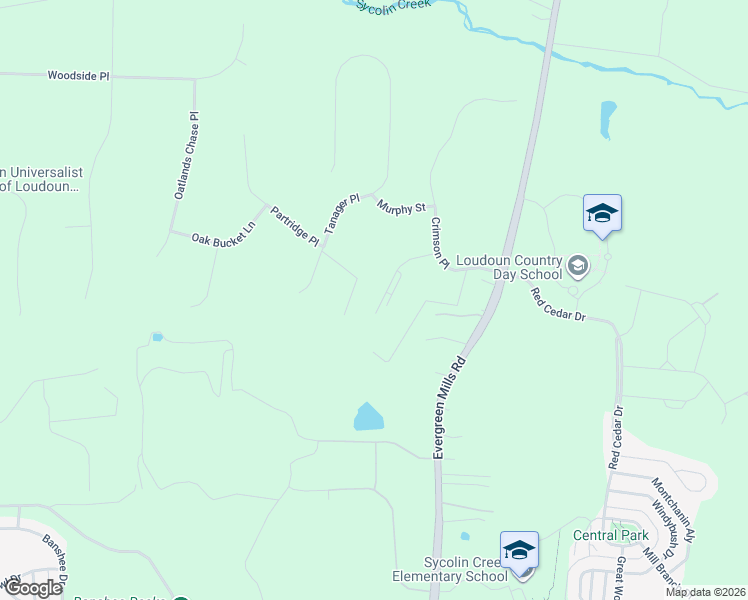 map of restaurants, bars, coffee shops, grocery stores, and more near 20581 Myers Place in Leesburg