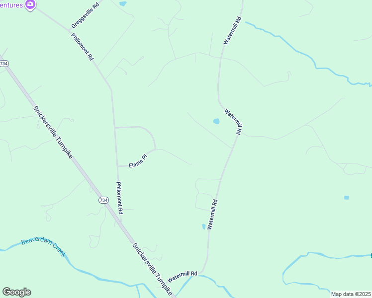 map of restaurants, bars, coffee shops, grocery stores, and more near 37070 Elaine Place in Purcellville