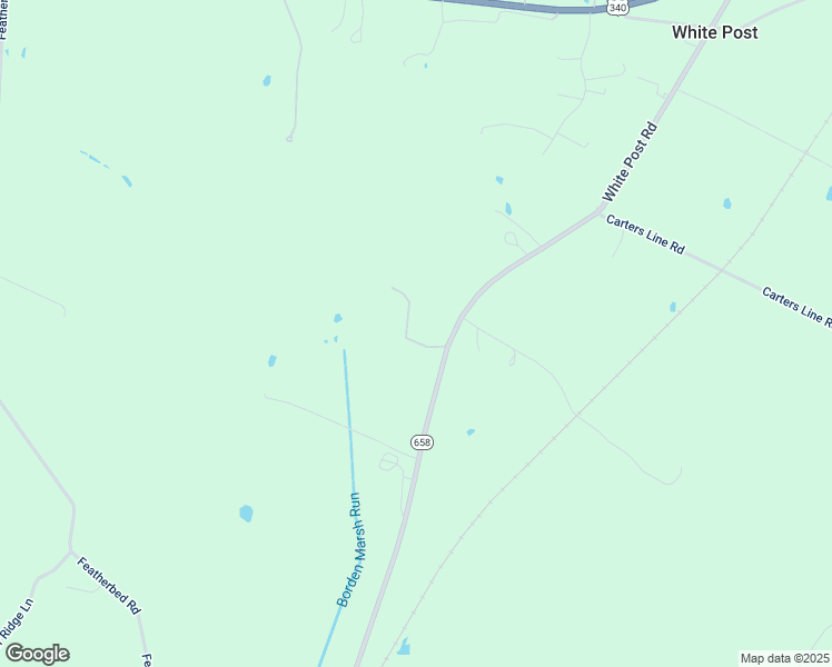 map of restaurants, bars, coffee shops, grocery stores, and more near 104 Greenfields Lane in White Post