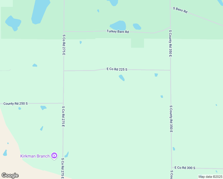 map of restaurants, bars, coffee shops, grocery stores, and more near 3066 East Co Road 225 South in Sullivan