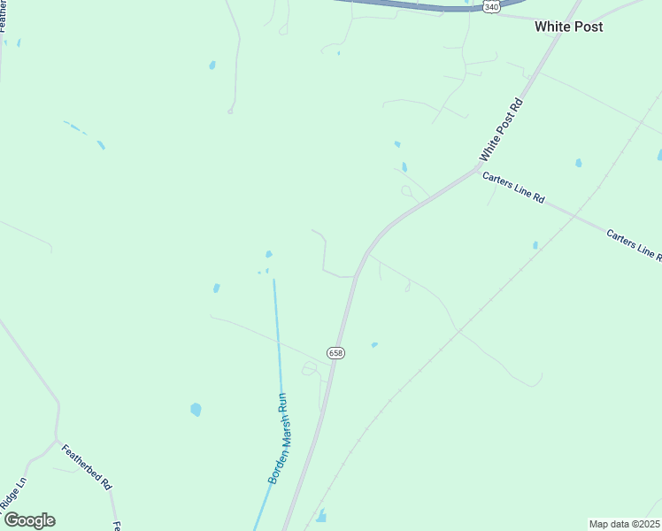 map of restaurants, bars, coffee shops, grocery stores, and more near 104 Greenfields Lane in White Post
